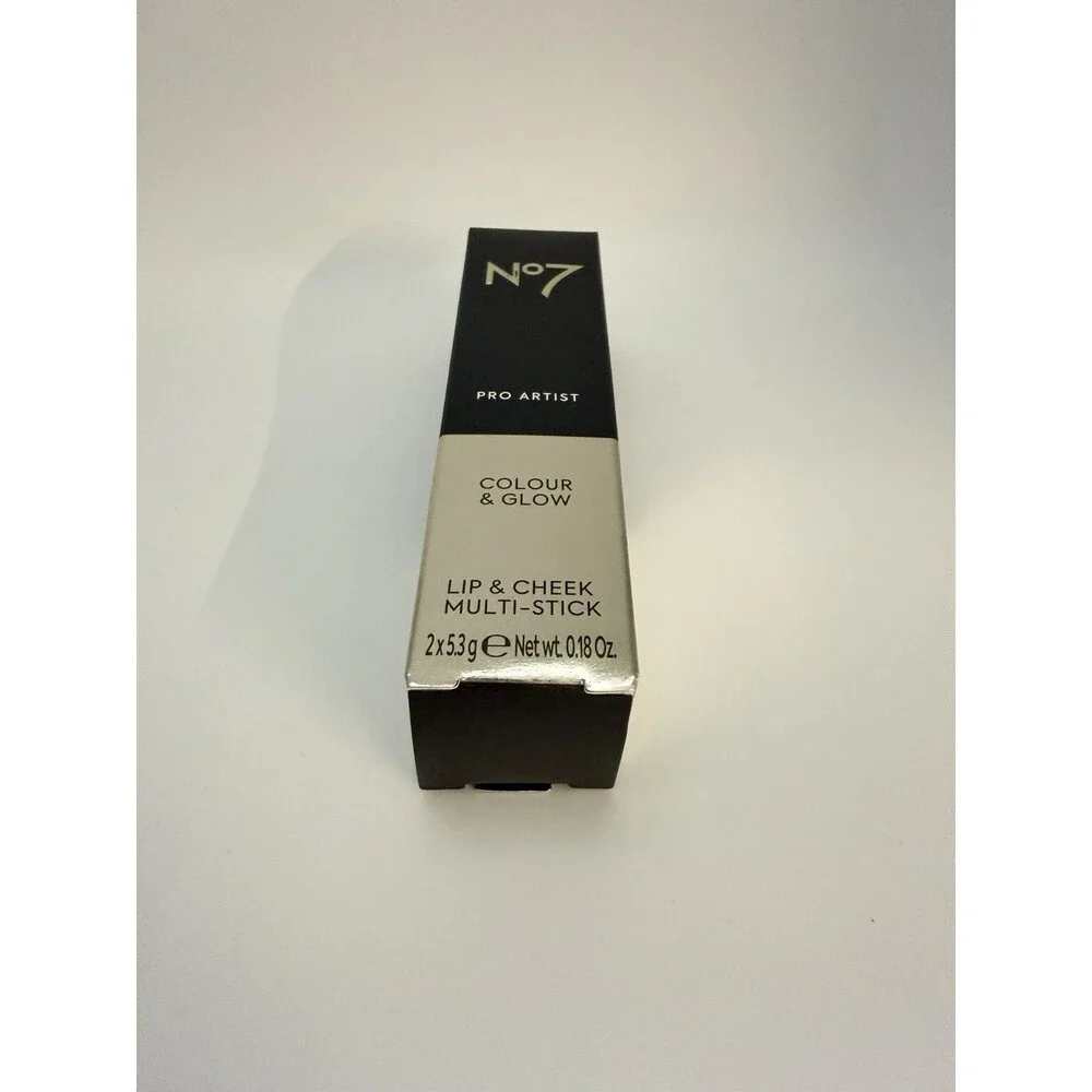 No7 Pro Artist Colour & Glow Lip & Cheek Multi Use Stick in Rose Pink/Pearl Glow